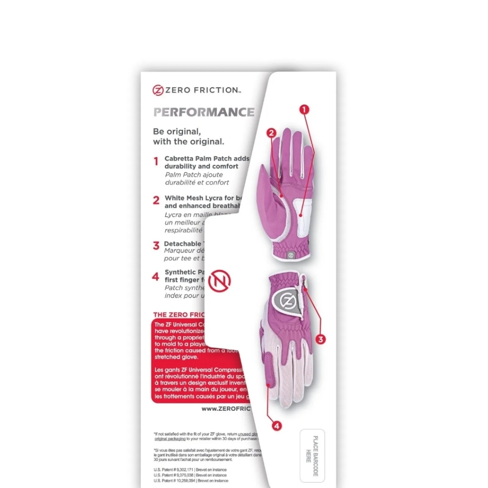 NEW Zero Friction Performance Ladies' Left - Picture 7 of 9